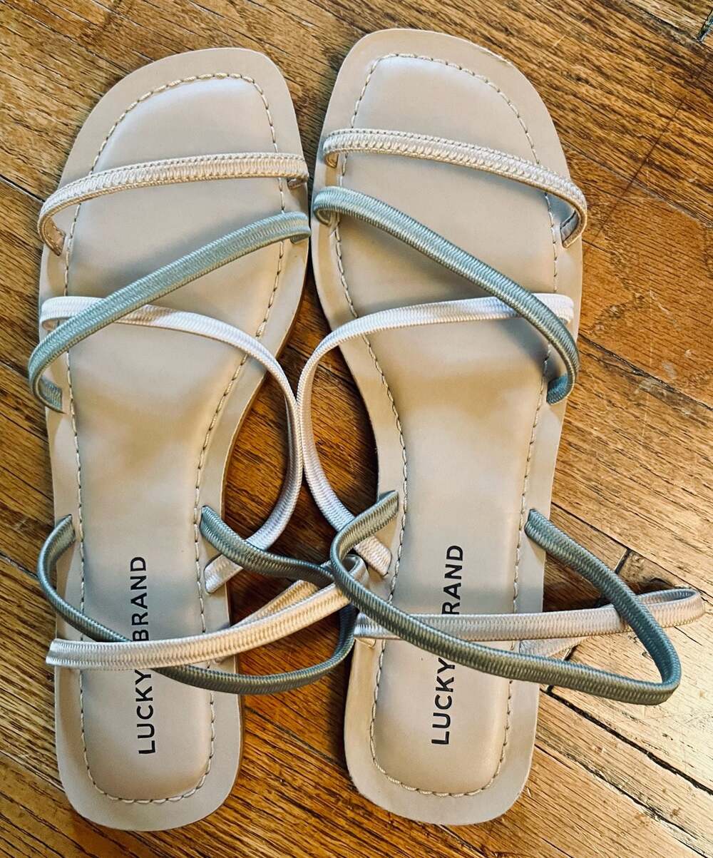 Lucky Brand Bizell Strappy Flat Sandals Women’s Boho Summer Shoes
